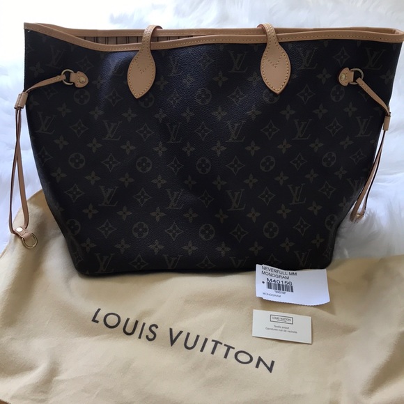 Louis Vuitton Handbags - Louis Vuitton neverfull MM monogram